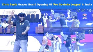 Pro Cricketer Chris Gayle At Pro Govinda League! His Desi Dance On Indian Beats Is A Must-See