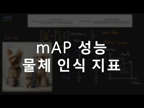 물체인식 기준, mAP