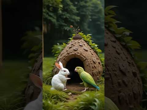 खरगोश और आलसी तोता #trend #new #parrot #story
