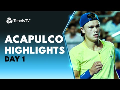 Rune and Shelton Clash; Shapovalov Battles Kecmanovic | Acapulco 2023 Highlights Day 1