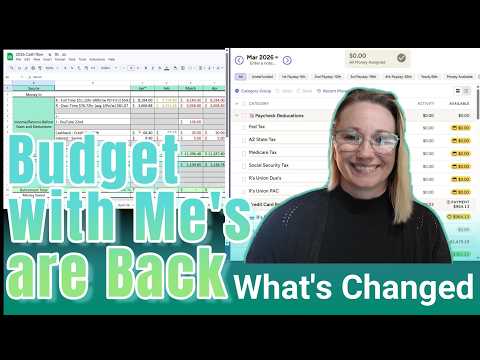 Budget With Me's Are Back | What's Changed