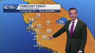 Seasonal temperatures and sunny skies Wednesday
