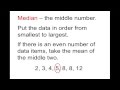 Calculating Mean, Median, Mode, and Range