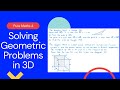 Vector Analysis and Geometric Concepts