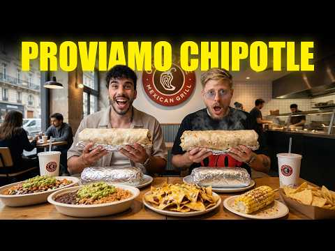 PROVIAMO UNO DEI FASTFOOD PIÙ INCREDIBILI DEL MONDO: CHIPOTLE - QUESTO IN ITALIA NON ESISTE NEMMENO!