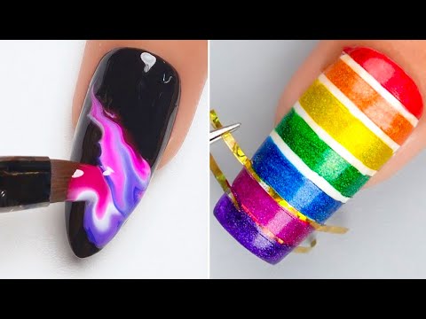 #270 Rainbow Nail Art Ideas 🌈 Creative and Fun Designs to Try Now