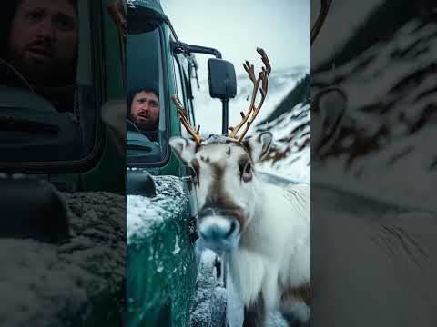 Timely Action: Moose Saves Driver from Avalanche Tragedy #dog #rescue#animals