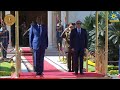  مراسم استقبال الرئيس عبد الفتاح السيسي لرئيس مجلس السيادة السوداني بقصر الاتحادية 