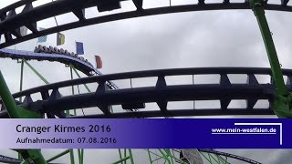 Achterbahn "Alpina Bahn" auf der Cranger Kirmes in Wanne-Eickel