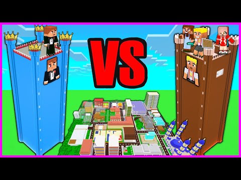 ZAVALLI ARDA AİLESİ KULE VS DİLENCİ ÇOCUK KULE SAVAŞI! 😱 - Minecraft