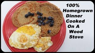 NO POWER? Cooking 100% Homegrown Food Off-Grid on a Wood Stove! | Day 18 - Shawn Woods