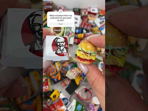 My asmr diy mini brands burger #asmr #shorts #mini #art #papercrafts