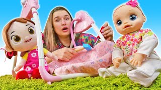 Niloya, Alive Bebeğin Salıncağını Tamir Ediyor ve Püre Hazırlıyor! 🍼🔧🎠
