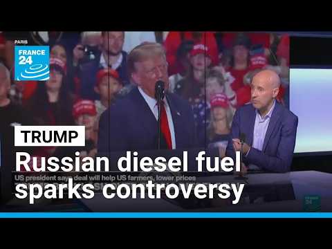 トランプ氏のロシア産ディーゼル輸入計画、ウクライナに負担と米国内で批判