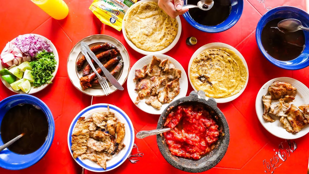 Unbelievable Mexican Food - FIRE GRILLED MEAT + Cenote and Chichen Itza in Yucatn, Mexico