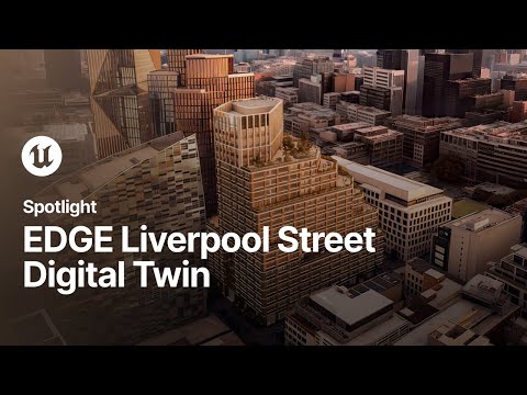 UE5-Powered Digital Twin of EDGE Liverpool Street