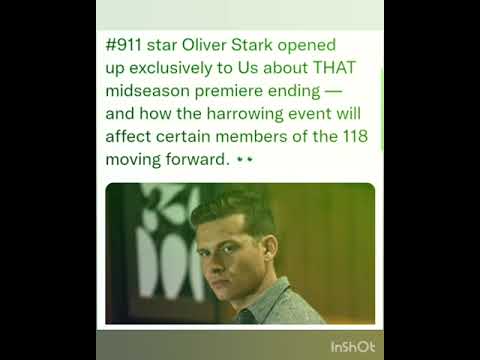 911 star Oliver Stark opened up exclusively to Us about THAT midseason premiere ending