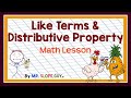 Simplifying Algebraic Expressions with the Distributive Property