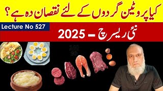 Is Protein Harmful to the Kidneys?  ; New Research - 2025 | Lecture No 527