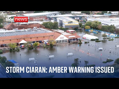UK weather: Storm Ciaran to bring 'nasty' weather as amber warning is issued