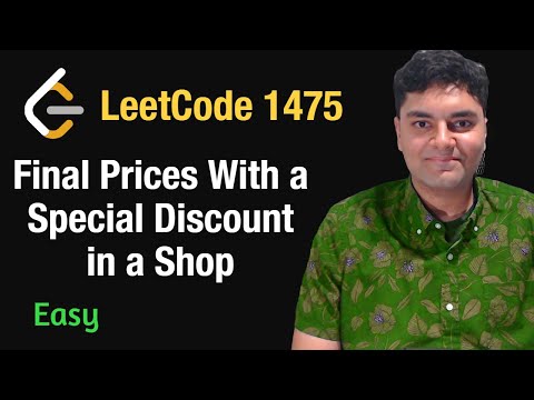 Final Prices With a Special Discount in a Shop - Leetcode 1475 - Python