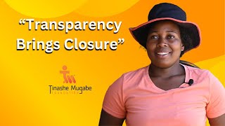 TRANSPARENCY BRINGS CLOSURE: TINASHE MUGABE FOUNDATION #dnashow #tinashemugabe