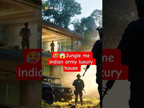 😱MARCOS Commando ki Security🥵me Army ka Secret Glass House!#army #indianarmy #luxryhome #shorts