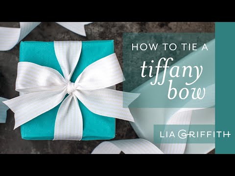 How To Tie A Tiffany Bow