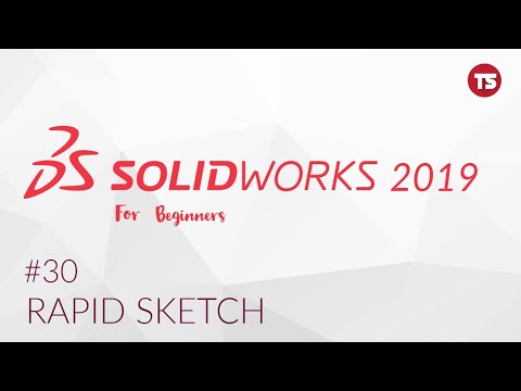 Solidworks Tutorial for Beginners #30: Rapid sketch. [2019 ...