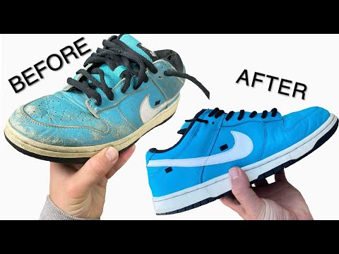 HOW TO CLEAN YOUR SB DUNKS (RESTORATION) satisfying