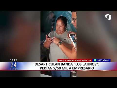Capturan banda de extorsionadores en el distrito de Ate: pedían 50 mil soles a empresario