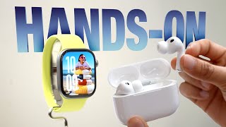 AirPods Pro 3 First Impressions + Apple Watch 2025 Lineup Hands-On