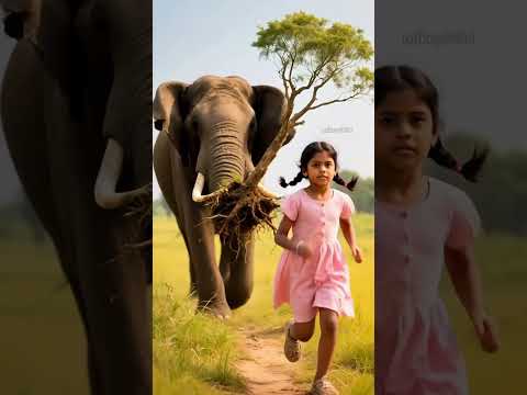 Elephant's Redemption:The Miracle Rescue! How a Giant Elephant Saved a Mother Trapped in Mud#shorts