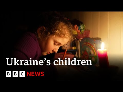 Ukraine’s children adapt to survive Russia's invasion | BBC News