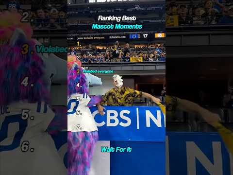 Ranking Best Mascot Moments #shorts #tiktok