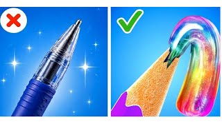 NEUE 123 GO! STUDENTS VS TEACHERS KUNST-CHALLENGE || 🎨 Testen von TikTok-Zeichen-Hacks