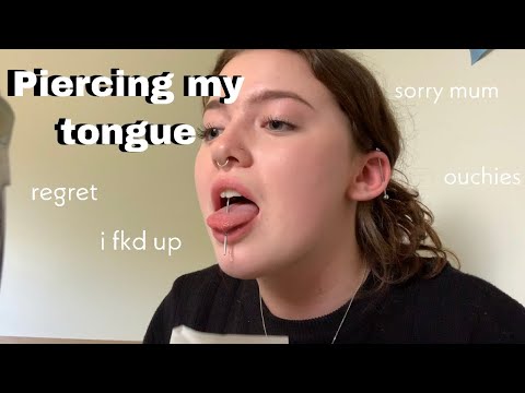 Piercing My Tongue at Home