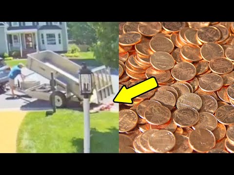 Dad Dumps Child Support Payment in Pennies On Ex’s Lawn.