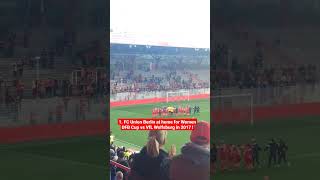 1.FC Union Berlin after a Women Cup game vs Wolfsburg