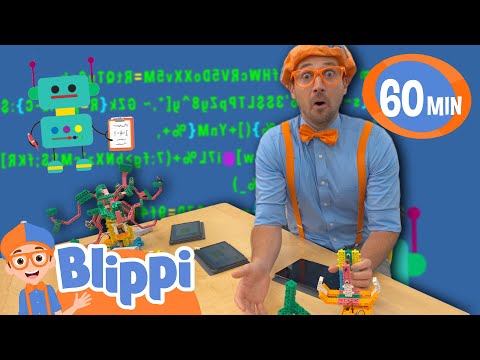 Blippi Learns To Build A Robot 🤖 STEM Learning | Kids TV Show | Educational Videos for Kids