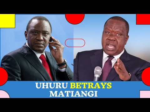 Uhuru's Jaw-Dropping Betrayal of Fred Matiang'i: You Won't Believe This!