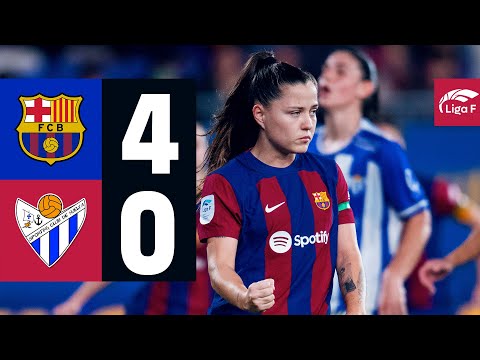 LIGA F | FC BARCELONA 4 vs 0 SPORTING DE HUELVA 🔵🔴