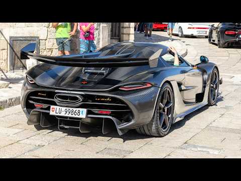 $3M Koenigsegg Jesko Attack - FAST Accelerations & Redline Revs !