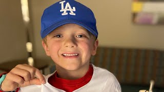 Kid Celebrates LA’s epic Game 1 win!
