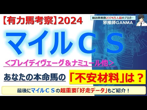 【マイルチャンピオンシップ2024 有力馬考察】ブレイディヴェーグ＆ナミュール他 人気馬5頭を徹底考察！