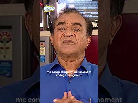 Me completing my last moment college assigment! #tmkoc #rain #mumbairains #comedy #dahihandi