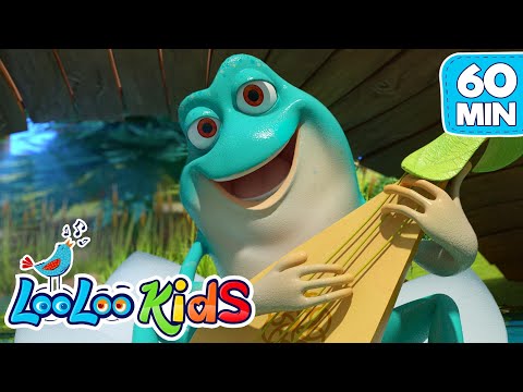 🦶 The Frog Doesn’t Wash Its Feet & Other Silly Songs - 1 Hour of Laughter with LooLoo Kids!