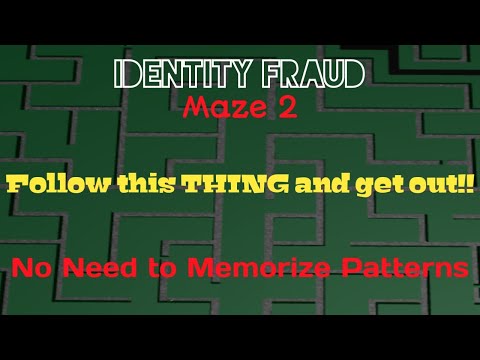 Maze 2 Identity Fraud Code 07 2021 - identity fraud roblox maze map