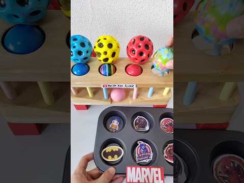 【Music＃874】squeeze Spider-Man  toys Oody satisfying ASMR #shorts #spiderman #asmr @marblerun-asmr