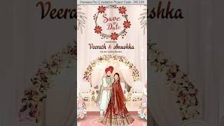 Premiere Pro Invitation Wedding Project I Save the Date 241104 #weddingprojects #weddinginvitations